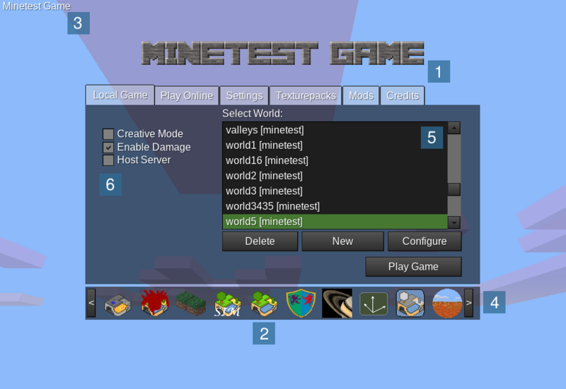 File:Minetest main menu annotated.png
